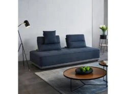 Canapé D'angle Réversible Et Modulable Tissu Bleu - LOUNGE 10 Canapé D'angle Réversible Et Modulable Tissu Bleu - LOUNGE -Meubles Soldes Boutique canape 9169171