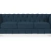 Canape Chesterfield Velours 3 Places Altesse Bleu Foncé 2 Canape Chesterfield Velours 3 Places Altesse Bleu Foncé -Meubles Soldes Boutique canape 9169829