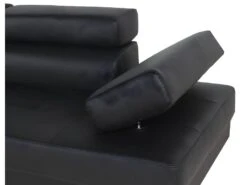 Canapé D'angle Gauche Avec Têtières Relevables Charly Noir 9 Canapé D'angle Gauche Avec Têtières Relevables Charly Noir -Meubles Soldes Boutique canape 9989539