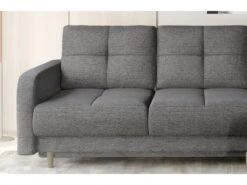 Canapé D'angle Convertible En Tissu Luxe, Rangement - Gris, Angle Droit (vu De Face), ROXANE 9 Canapé D'angle Convertible En Tissu Luxe, Rangement - Gris, Angle Droit (vu De Face), ROXANE -Meubles Soldes Boutique canape 9995233
