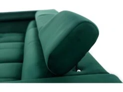 Canapé D'angle Convertible - ERWAN - En Tissu Luxe 5 Places, Vert, Angle Droit (vu De Face) -Meubles Soldes Boutique canape 9996027