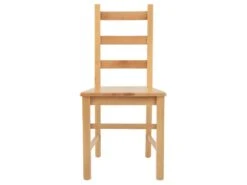 ORTA - Lot De 4 Chaises Naturelles Et Assises En Bois -Meubles Soldes Boutique chaise 10021641