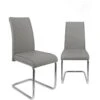 KAYELLES Lot De 2 Chaises De Salle à Manger Design JADA (gris) -Meubles Soldes Boutique chaise 10026661