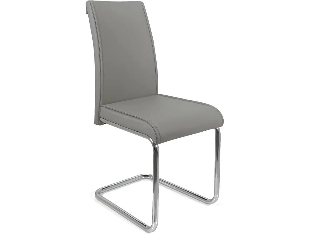 KAYELLES Lot De 2 Chaises De Salle à Manger Design JADA (gris) 5 KAYELLES Lot De 2 Chaises De Salle à Manger Design JADA (gris) – Image 3