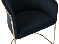 Lot De 6 Chaises Avec Accoudoirs En Velours Et Métal - Noir Et Doré - JOSETHE De Pascal MORABITO 14 Lot De 6 Chaises Avec Accoudoirs En Velours Et Métal - Noir Et Doré - JOSETHE De Pascal MORABITO -Meubles Soldes Boutique chaise 10856083