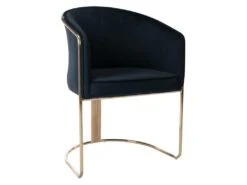 Lot De 6 Chaises Avec Accoudoirs En Velours Et Métal - Noir Et Doré - JOSETHE De Pascal MORABITO 11 Lot De 6 Chaises Avec Accoudoirs En Velours Et Métal - Noir Et Doré - JOSETHE De Pascal MORABITO -Meubles Soldes Boutique chaise 10856085