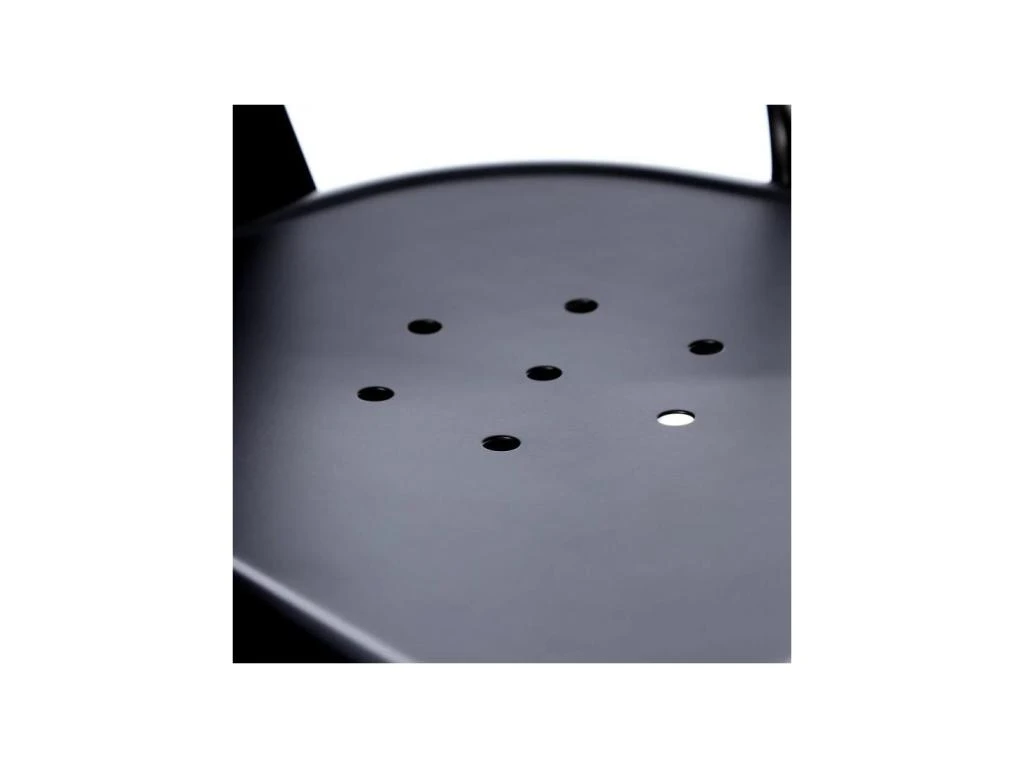 Quatuor De Chaises Métal Noir - VASSIA 7 Quatuor De Chaises Métal Noir - VASSIA – Image 5