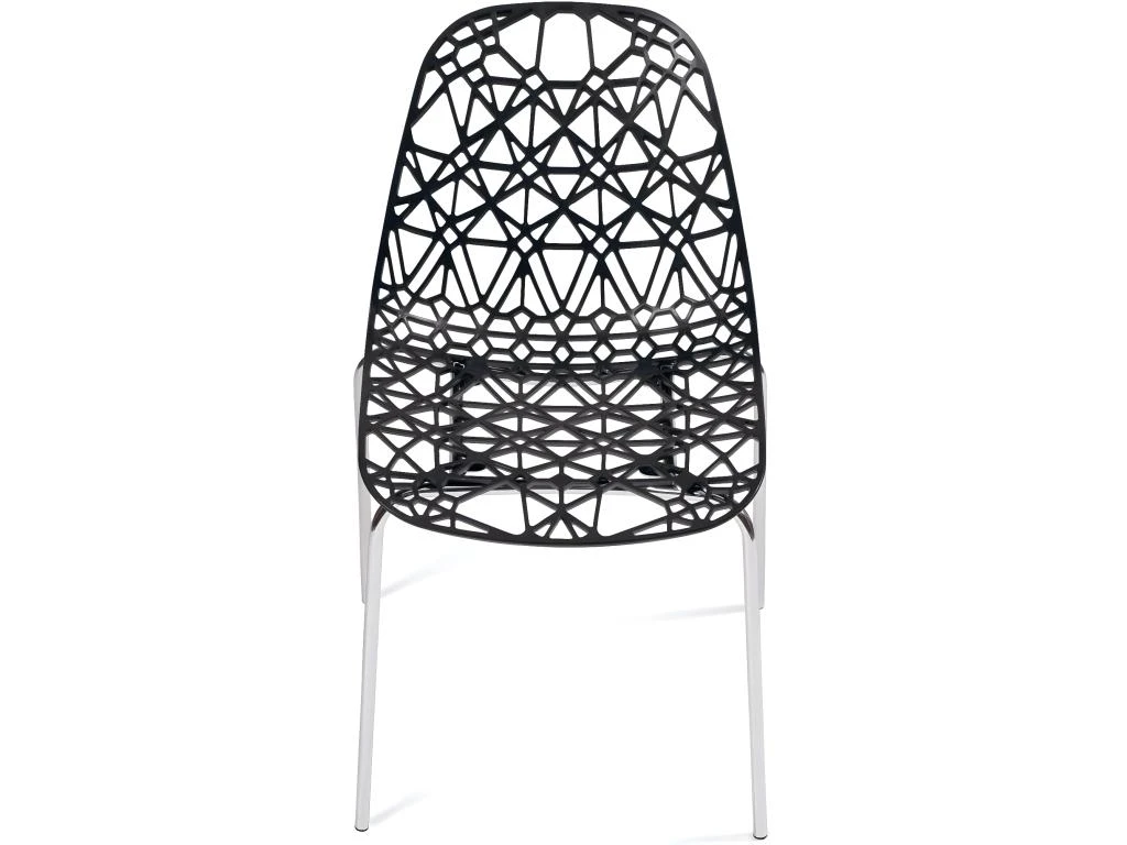 KAYELLES Lot 4 Chaises De Cuisine Design IKO (Noir) 4 KAYELLES Lot 4 Chaises De Cuisine Design IKO (Noir) â Image 2