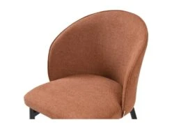Lot De 2 Chaises En Tissu Et Métal - Terracotta - GILONA De Pascal MORABITO -Meubles Soldes Boutique chaise 11169599
