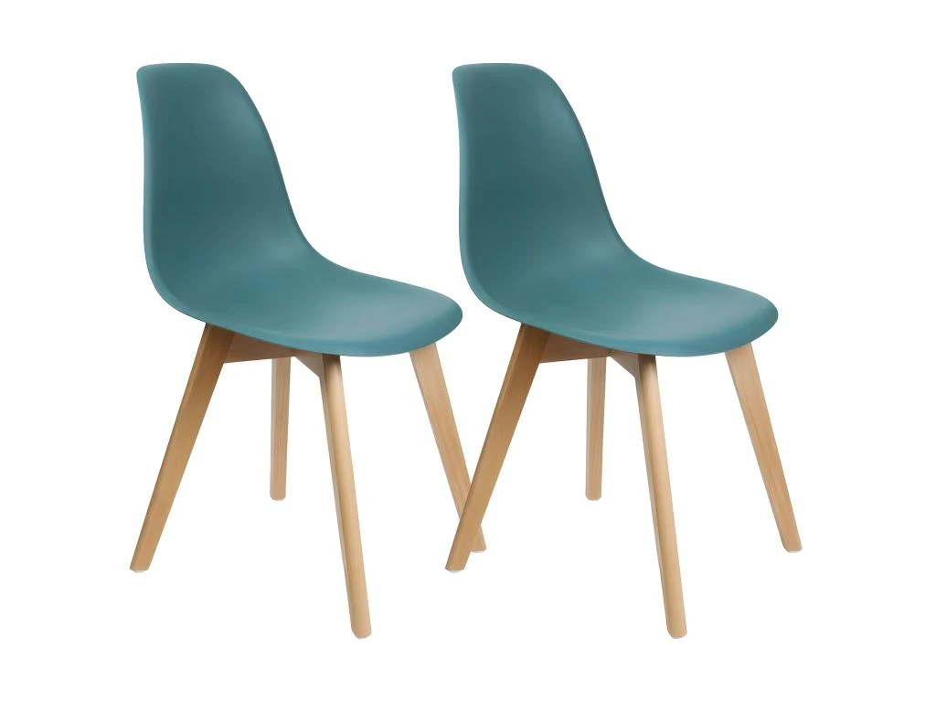 MELYA - Lot De 2 Chaises Scandinaves Céladon 3 MELYA - Lot De 2 Chaises Scandinaves Céladon
