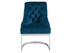 Lot De 2 Chaises En Velours Et Acier Inoxydable - Bleu Et Pieds Chromés - PORILASO De Pascal MORABITO 11 Lot De 2 Chaises En Velours Et Acier Inoxydable - Bleu Et Pieds Chromés - PORILASO De Pascal MORABITO -Meubles Soldes Boutique chaise 11764603