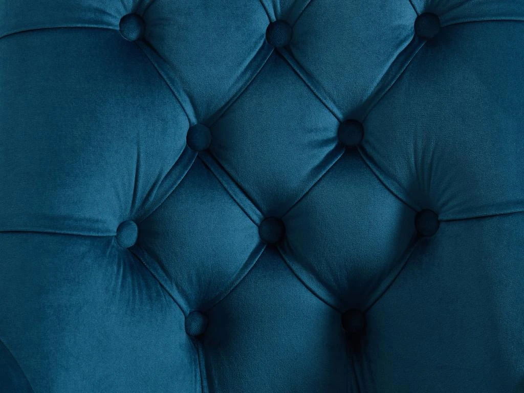 Lot De 2 Chaises En Velours Et Acier Inoxydable - Bleu Et Pieds Chromés - PORILASO De Pascal MORABITO 9 Lot De 2 Chaises En Velours Et Acier Inoxydable - Bleu Et Pieds Chromés - PORILASO De Pascal MORABITO – Image 7