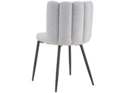 Chaise Rosy En Tissu Gris (lot De 2) 14 Chaise Rosy En Tissu Gris (lot De 2) -Meubles Soldes Boutique chaise 13003777