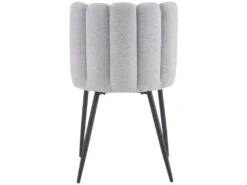 Chaise Rosy En Tissu Gris (lot De 2) 15 Chaise Rosy En Tissu Gris (lot De 2) -Meubles Soldes Boutique chaise 13003779