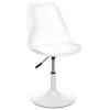 Chaise De Table Ou Chaise De Bureau Blanc Hauteur Ajustable