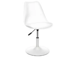 Chaise De Table Ou Chaise De Bureau Blanc Hauteur Ajustable