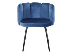 Lot De 2 Chaises Amela Velours Bleu 9 Lot De 2 Chaises Amela Velours Bleu -Meubles Soldes Boutique chaise 13698275