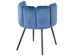 Lot De 2 Chaises Amela Velours Bleu 11 Lot De 2 Chaises Amela Velours Bleu -Meubles Soldes Boutique chaise 13698279