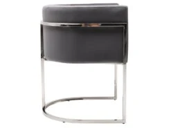 Lot De 2 Chaises Avec Accoudoirs - Velours Et Acier Inoxydable - Gris Et Chromé - PERIA De Pascal MORABITO 13 Lot De 2 Chaises Avec Accoudoirs - Velours Et Acier Inoxydable - Gris Et Chromé - PERIA De Pascal MORABITO -Meubles Soldes Boutique chaise 13884359