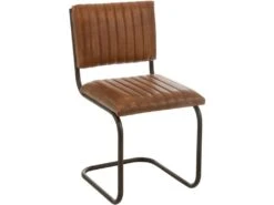 Chaise Huttig En Cuir