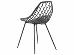 Lot De 2 Chaises De Salle à Manger Noires CANTON -Meubles Soldes Boutique chaise 16268387