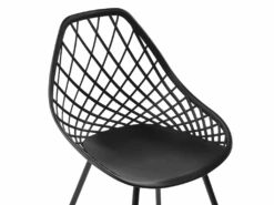 Lot De 2 Chaises De Salle à Manger Noires CANTON -Meubles Soldes Boutique chaise 16268389