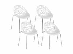Ensemble De 4 Chaises Blanches MUMFORD