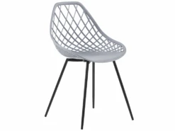 Lot De 2 Chaises De Salle à Manger Gris Clair CANTON 12 Lot De 2 Chaises De Salle à Manger Gris Clair CANTON -Meubles Soldes Boutique chaise 16701821