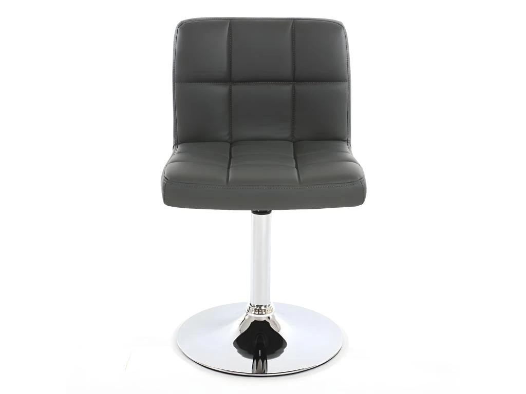 Lot De 6 Chaises Fauteuils De Salle à Manger En Synthétique Gris CDS04267 6 Lot De 6 Chaises Fauteuils De Salle à Manger En Synthétique Gris CDS04267 – Image 4