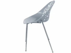 Ensemble De 4 Chaises Grises MUMFORD 17 Ensemble De 4 Chaises Grises MUMFORD -Meubles Soldes Boutique chaise 18195815