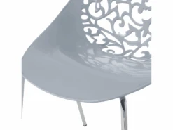 Ensemble De 4 Chaises Grises MUMFORD 20 Ensemble De 4 Chaises Grises MUMFORD -Meubles Soldes Boutique chaise 18195821