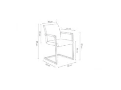 Chaise 'Brigotte' Velours Pétrol -Meubles Soldes Boutique chaise 20088965