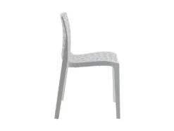Lot De 6 Chaises Empilables DIADEME - Polypropylène - Blanc Dolomite 11 Lot De 6 Chaises Empilables DIADEME - Polypropylène - Blanc Dolomite -Meubles Soldes Boutique chaise 207723