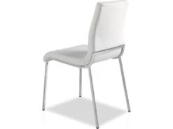 Chaise Rembourrée Structure Acier Inoxydable. -Meubles Soldes Boutique chaise 21178057