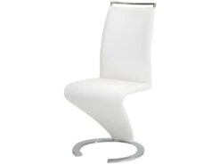 Lot De 4 Chaises TWIZY - Simili Blanc -Meubles Soldes Boutique chaise 211869