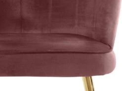 Ensemble De 2 Chaises De Salle à Manger Rembourrées En Velours Rose -Meubles Soldes Boutique chaise 21690923