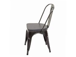 4x Chaises De Salle à Manger Cuisine Design Industriel En Métal Noir Assise Synthétique Gris 04_0000597 9 4x Chaises De Salle à Manger Cuisine Design Industriel En Métal Noir Assise Synthétique Gris 04_0000597 -Meubles Soldes Boutique chaise 21741017