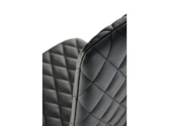 Chaise Design En Cuir écologique 40 X 50 X 98 Cm - Noir -Meubles Soldes Boutique chaise 22723995