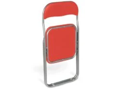 Chaise Dminut, Ensemble De Quatre Chaises Pliantes, Siège De Réunion Peu Encombrant, Fauteuil De Salle D'attente, 43x47h78 Cm, Rouge -Meubles Soldes Boutique chaise 22778623