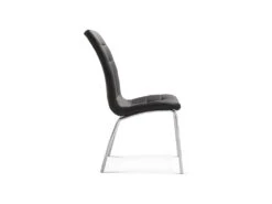 Chaise MERIL PU Noir, Dimensions: H96 X L42 X P55 Cm, Idéal Pour Une Salle A Mangé Tape A L'œil -Meubles Soldes Boutique chaise 22858753