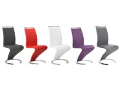 Lot De 4 Chaises TWIZY - Simili Noir 9 Lot De 4 Chaises TWIZY - Simili Noir -Meubles Soldes Boutique chaise 267011