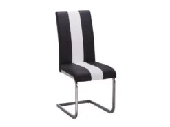 Lot De 4 Chaises En Simili TRINITY De Pascal MORABITO - Simili - Noir & Blanc 12 Lot De 4 Chaises En Simili TRINITY De Pascal MORABITO - Simili - Noir & Blanc -Meubles Soldes Boutique chaise 269281