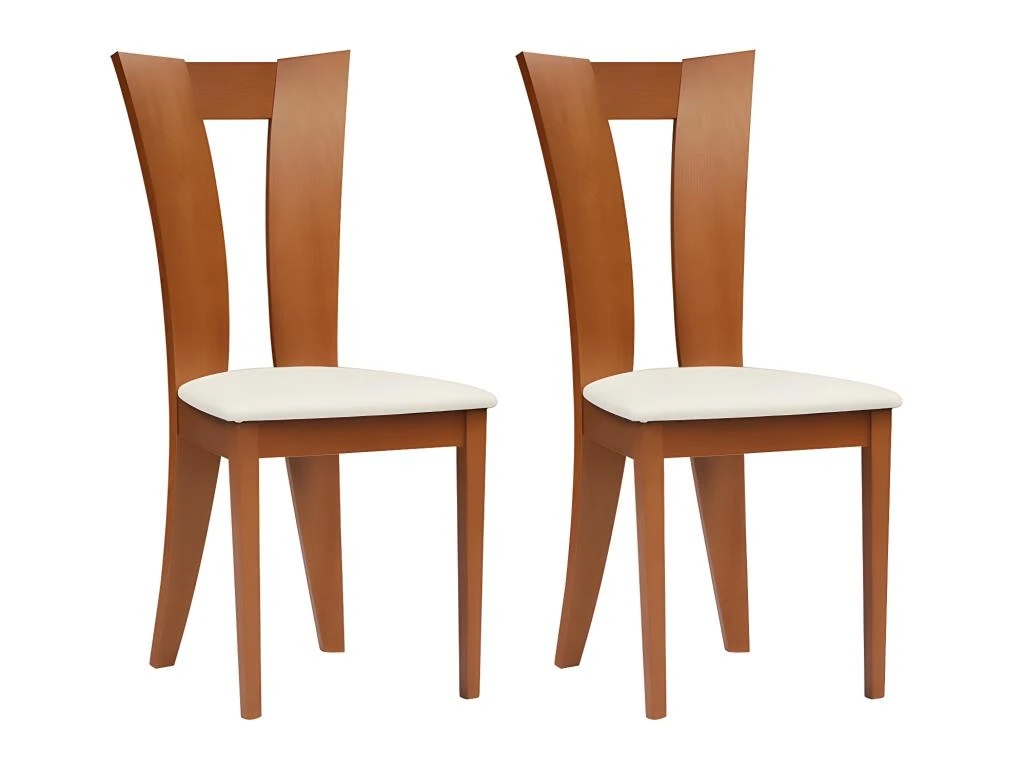 Lot De 6 Chaises TIFFANY - Hêtre Massif - Coloris : Noyer Et Expresso 11 Lot De 6 Chaises TIFFANY - Hêtre Massif - Coloris : Noyer Et Expresso – Image 9