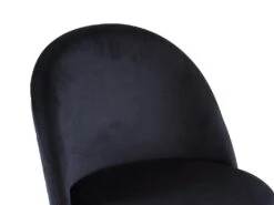 Lot De 2 Chaises - Velours Et Métal Doré - Noir - MELBOURNE -Meubles Soldes Boutique chaise 404269