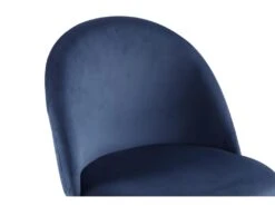 Lot De 6 Chaises - Velours Et Métal Doré - Bleu - MELBOURNE 16 Lot De 6 Chaises - Velours Et Métal Doré - Bleu - MELBOURNE -Meubles Soldes Boutique chaise 404431