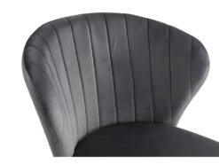 Lot De 2 Chaises CRUSTI - Velours Et Métal - Gris 15 Lot De 2 Chaises CRUSTI - Velours Et Métal - Gris -Meubles Soldes Boutique chaise 453607