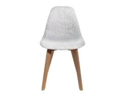 STYGN - Lot De 6 Chaises Avec Maille Grise -Meubles Soldes Boutique chaise 8936685