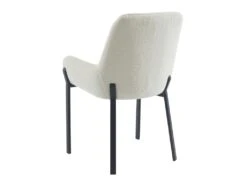 Lot De 6 Chaises Avec Accoudoirs En Tissu Bouclette Et Métal - Blanc - CAROLONA De Pascal MORABITO 13 Lot De 6 Chaises Avec Accoudoirs En Tissu Bouclette Et Métal - Blanc - CAROLONA De Pascal MORABITO -Meubles Soldes Boutique chaise 9083555