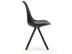 Pack 2 Chaises Salle à Manger Cross Style Nordique Noir, 54 Cm X 49 Cm X 84 Cm -Meubles Soldes Boutique chaise 9180961