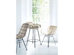 LOT 2 Chaises En Rotin Naturel - KANDY -Meubles Soldes Boutique chaise 9244267